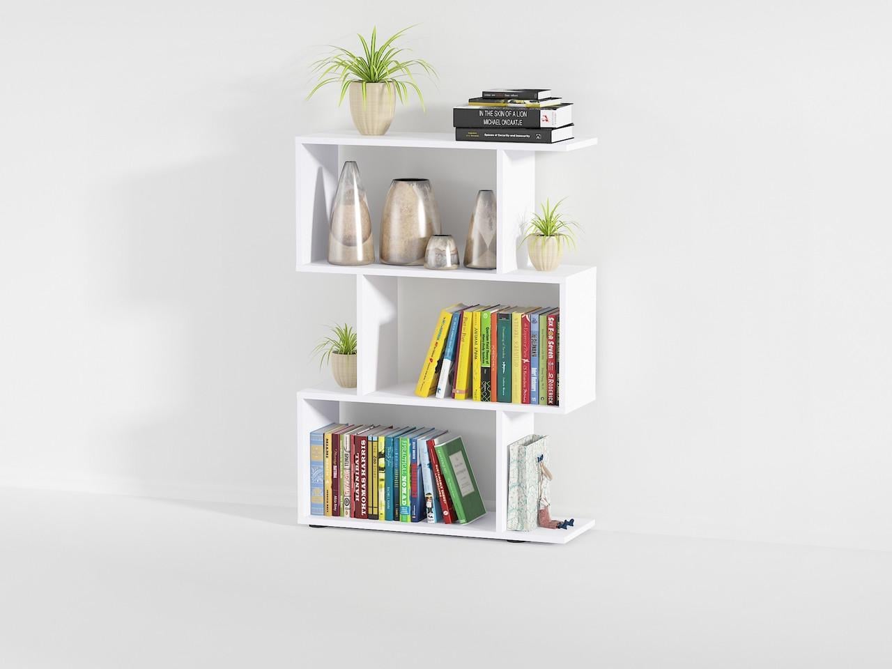 Cтелаж-полка для книг Moreli Lova 700x974x238 мм Белый (id27-0000-74-white)