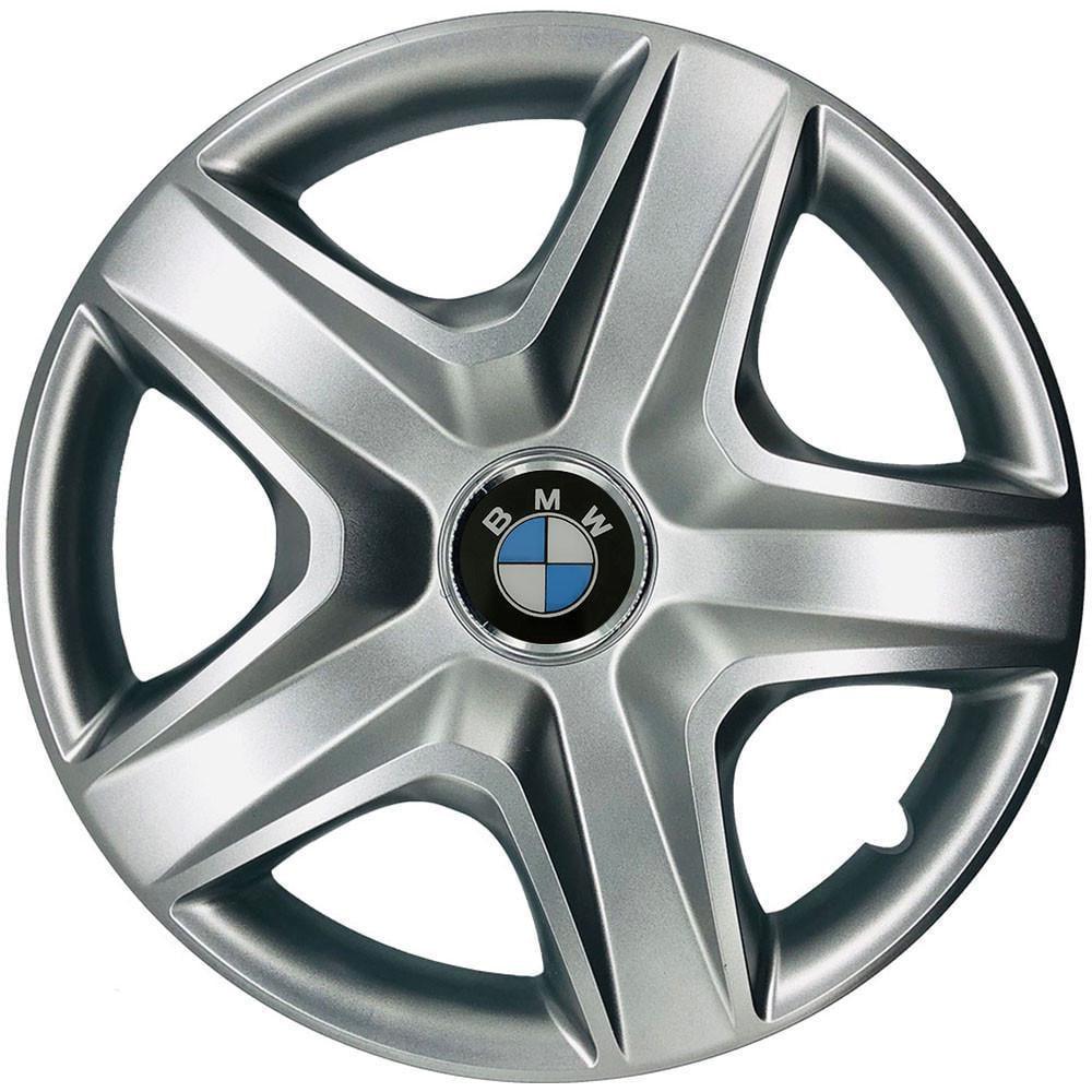 Ковпаки SJS 101 з логотипом BMW 4 шт. R13 Срібний (2789080441)