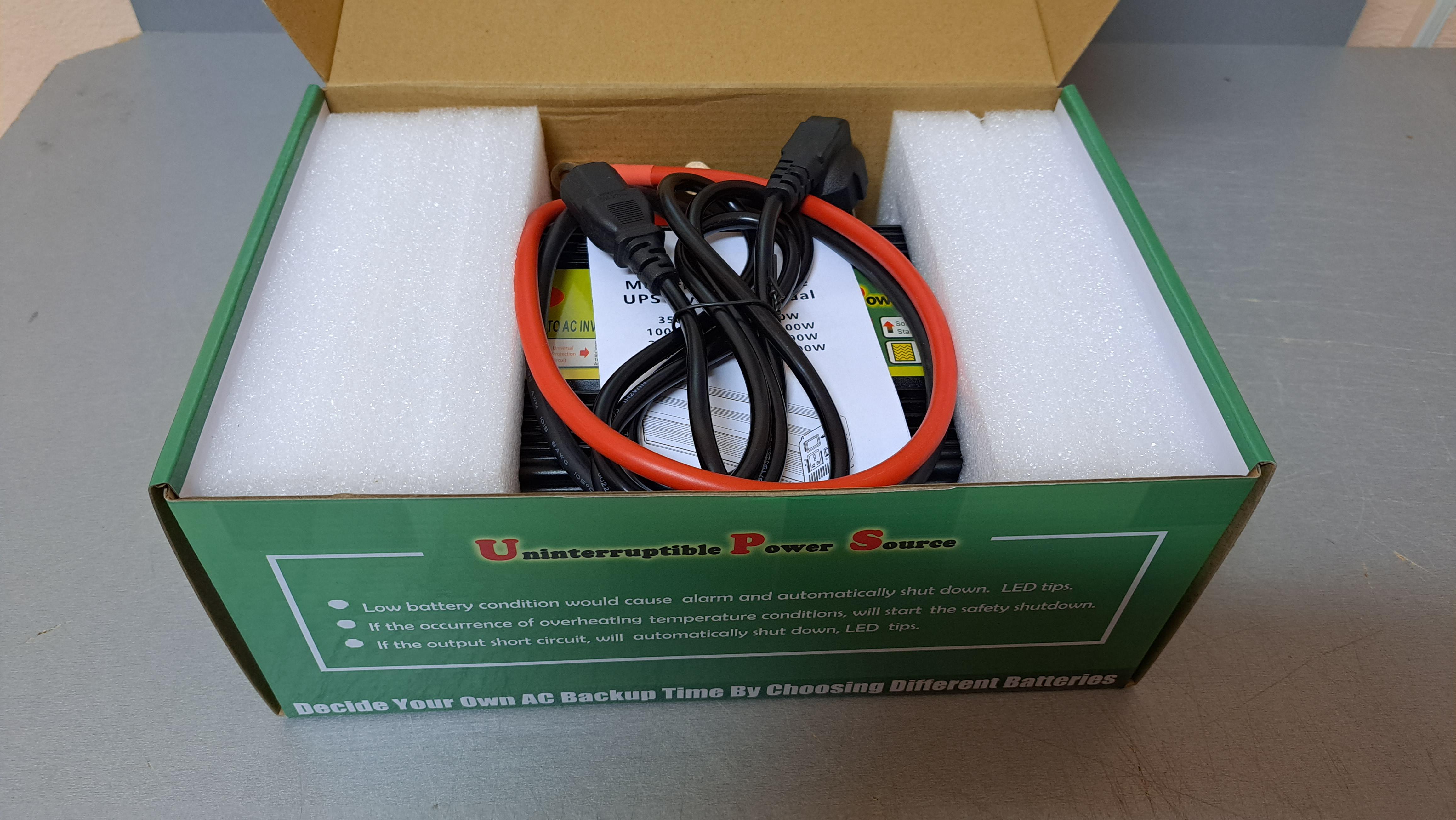 Преобразователь напряжения WIMPEX 12-220V 3200W с автоматической зарядкой 8А - фото 7