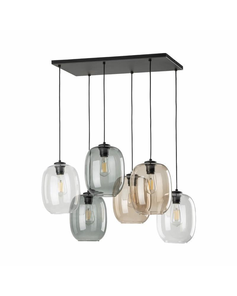 Світильник підвісний TK Lighting 5974 Elio E27 6x15W IP20 Bk