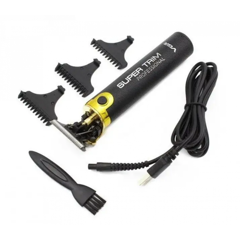 Машинка для стрижки VGR Super Trim V-082 электрическая беспроводная с 3 насадками Черный - фото 5 Машинка для стрижки VGR Super Trim V-082 электрическая беспроводная с 3 насадками Черный - фото 5