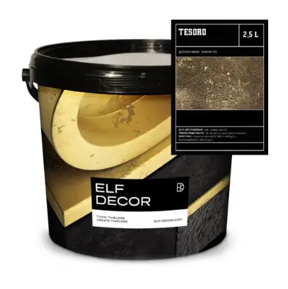 Штукатурка декоративна Elf DECOR TESORO 2,5 л (28265315)