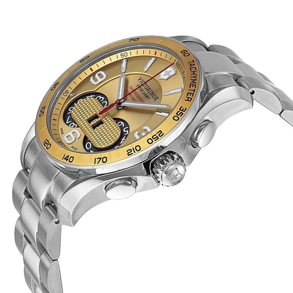 Наручний годинник чоловічий Victorinox Swiss Army Chrono Classic 1/100 кварцевий Silver (V241619) - фото 3 Наручний годинник чоловічий Victorinox Swiss Army Chrono Classic 1/100 кварцевий Silver (V241619) - фото 3