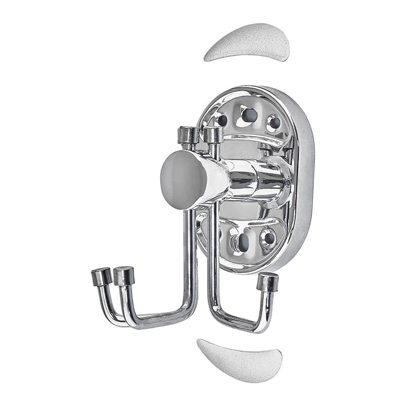 Гачок настінний Zerix AFB-0105-3 ZX5049 потрійний Хром (271861) - фото 3