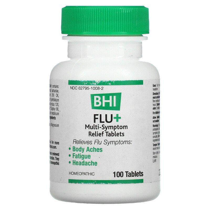 Грипп плюс BHI FLU+ MediNatura 100 таблеток