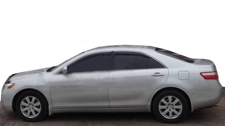 Ветровики с хром молдингом EU HIC для Toyota Camry 2006-2011 гг. поликарбонат Черный