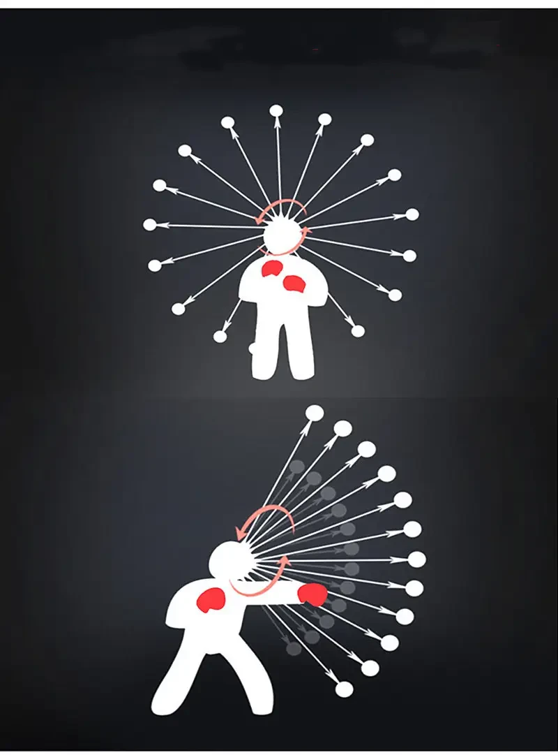 Тренажер для боксу з м'ячем на гумці (10049) - фото 8