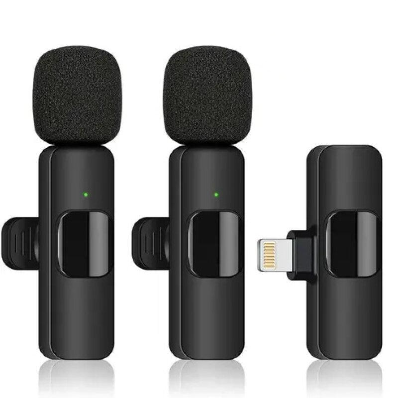 Микрофон беспроводной петличный K9 Lightning приемник 2 шт. Black (17613)