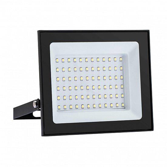 Прожектор LED EUROLAMP LED-FL-50/5 50W 220V 4000lm 5000K IP65 160х138 мм з радіатором Black (4260642639419)