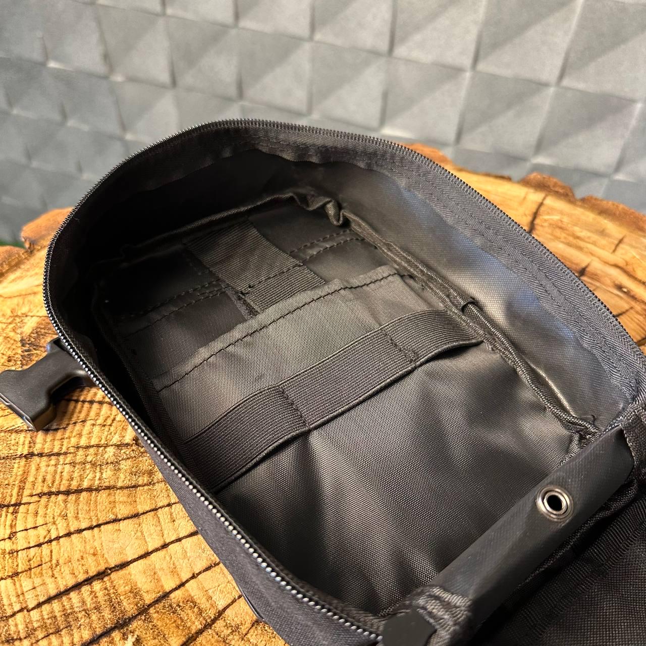 Підсумок для аптечки швидкого скидання стандарт НАТО Чорний - фото 8 Підсумок для аптечки швидкого скидання стандарт НАТО Чорний - фото 8