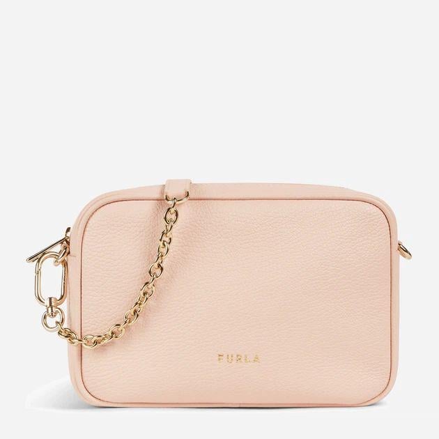 Сумка кросс-боди женская кожаная Furla Real Mini Camera Case WB00243HSF0001BR00 Пудра (8050560885556) Сумка кросс-боди женская кожаная Furla Real Mini Camera Case WB00243HSF0001BR00 Пудра (8050560885556)