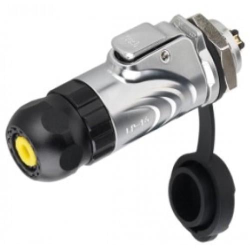 Разъем герметичный розетка/штекер CNLINKO 8 pin 5A 250V IP67 (LP-16-C08PE-03-001 LP-16-J08SX-0) - фото 2