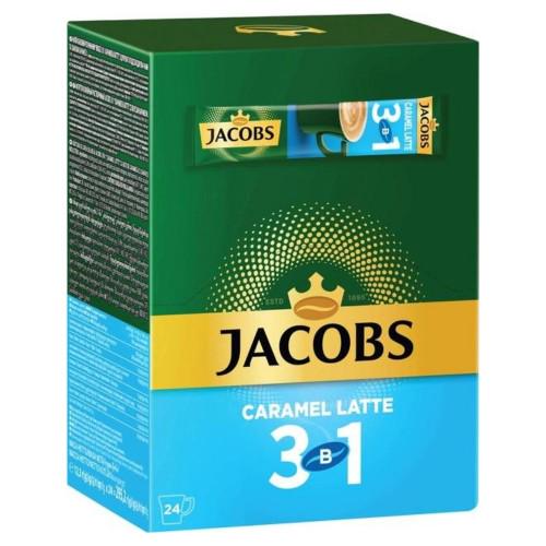 Напиток кофейный растворимый 3в1 Caramel Latte Jacobs 24 шт