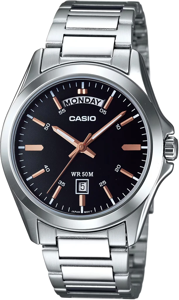 Наручные часы мужские Casio Timeless Collection MTP-1370D-1A2 Черные (3150803016)