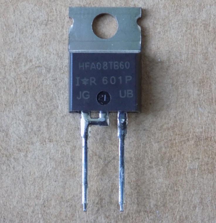 Диод HFA08TB60 600V/8A/TO220-2pin (50639)