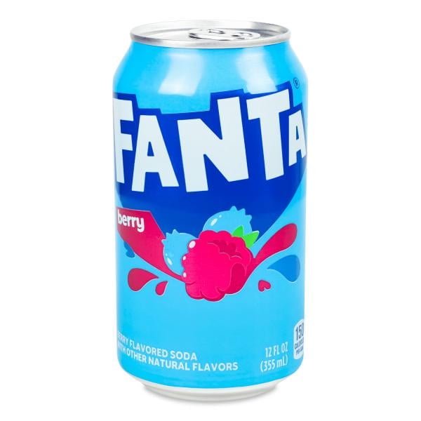 Напій Fanta Berry зі смаком ягід газований 355 мл