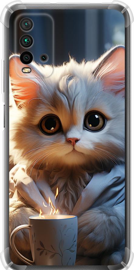 Чехол на Xiaomi Redmi 9T White cat (5646sp-2257-42517)