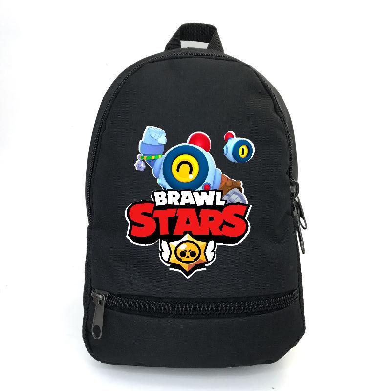 Школьный рюкзак BIG School Bag BS-046 с принтом Бравл Старс Нани 43х30х17 см 22 л Черный (2314375359)