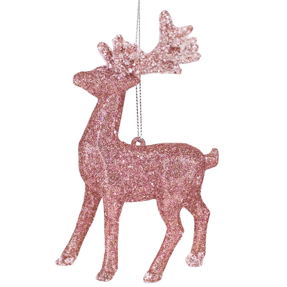 Елочная игрушка Олень 14 см 4 шт. (6027-006)