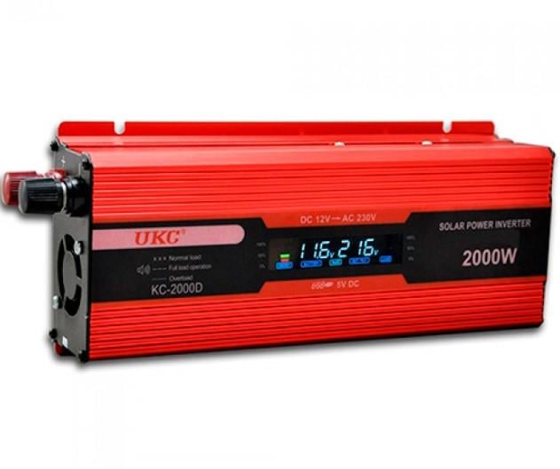 Перетворювач напруги 2000W KC-2000D + LCD 12V - фото 7 Перетворювач напруги 2000W KC-2000D + LCD 12V - фото 7