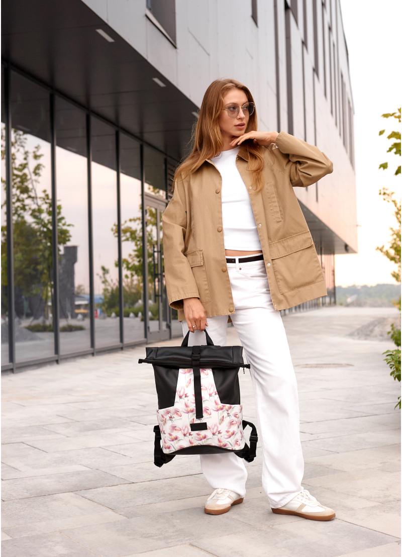 Рюкзак жіночий Sambag RollTopx FLOWERS (24320713) - фото 9 Рюкзак жіночий Sambag RollTopx FLOWERS (24320713) - фото 9