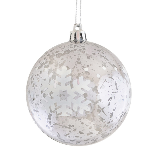 Игрушка на елку Октавис 8 см Серебряный (TY-5-R-396)