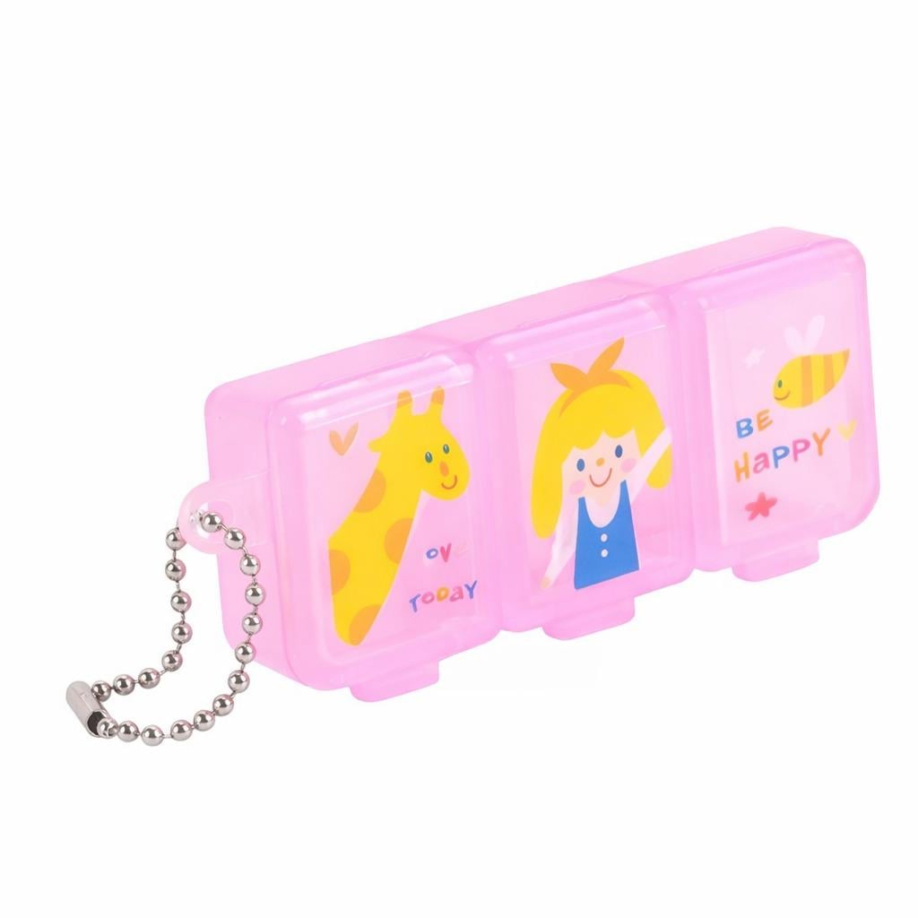 Органайзер для пігулок 3 відділи 7,5х3,5х2 см (R100800)