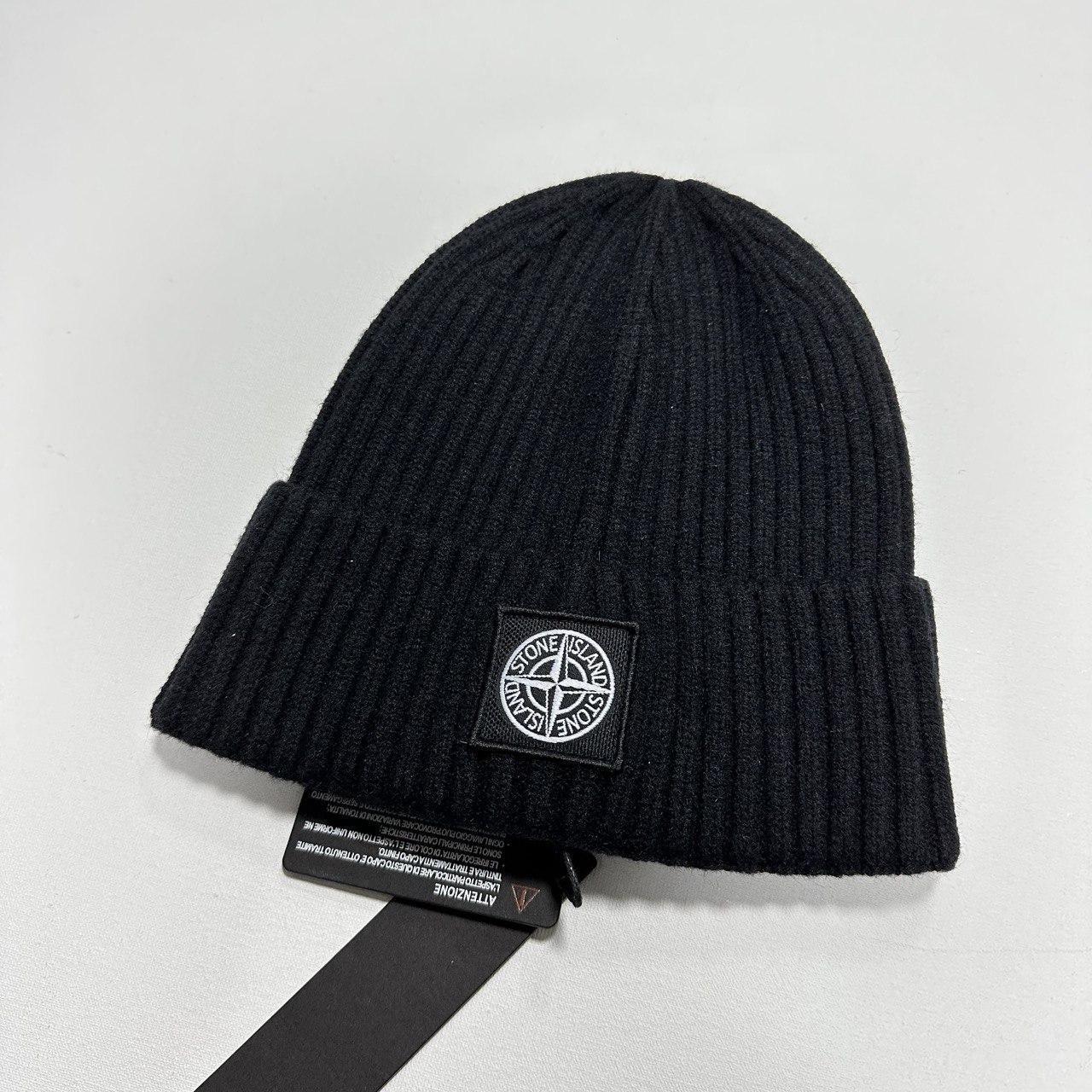 Шапка Stone Island Черный - фото 2