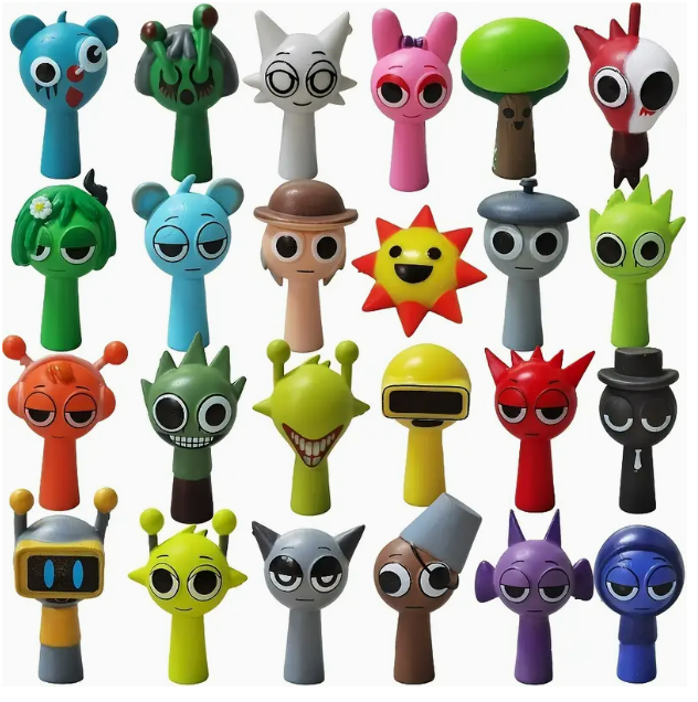 Набор мини-фигурок Sprunki Toy Incredibox 24 шт. (2603945781)