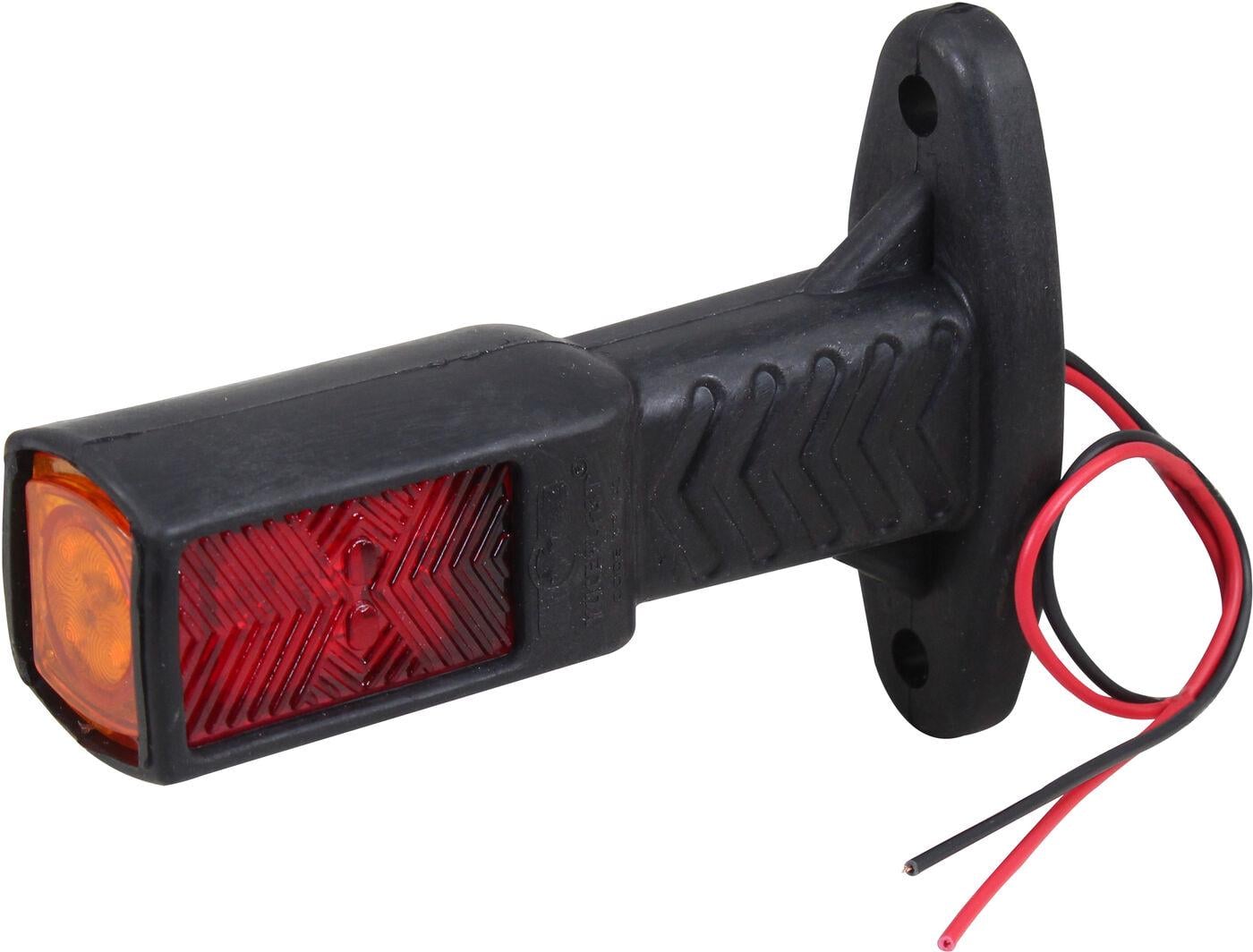 Фонарь габаритный рожок Yuceplast LED 12-24V прямой короткий (YP-142)