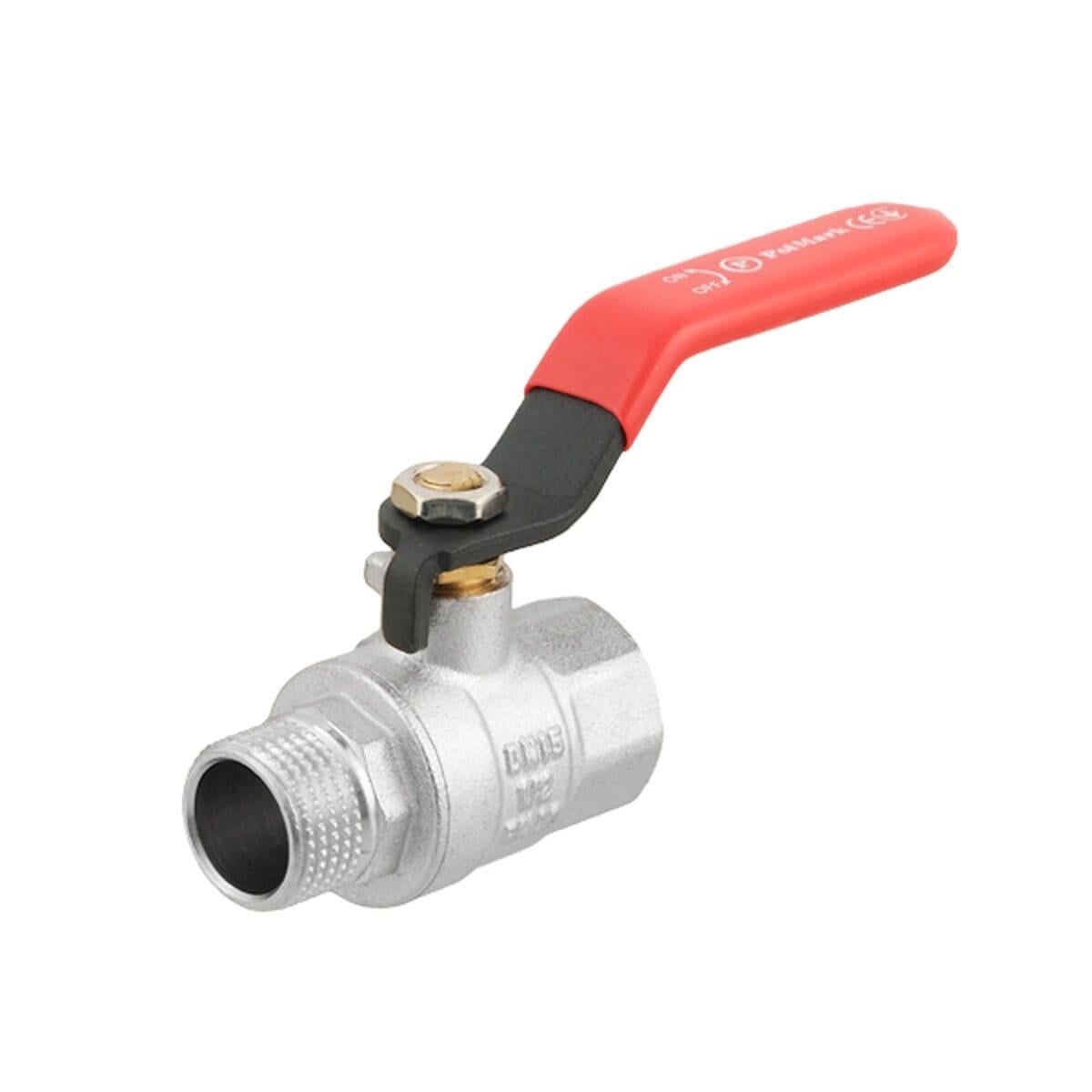 Кран шаровой PLM STRONG 1/2" ВЗ прямой латунь (PSVH11)