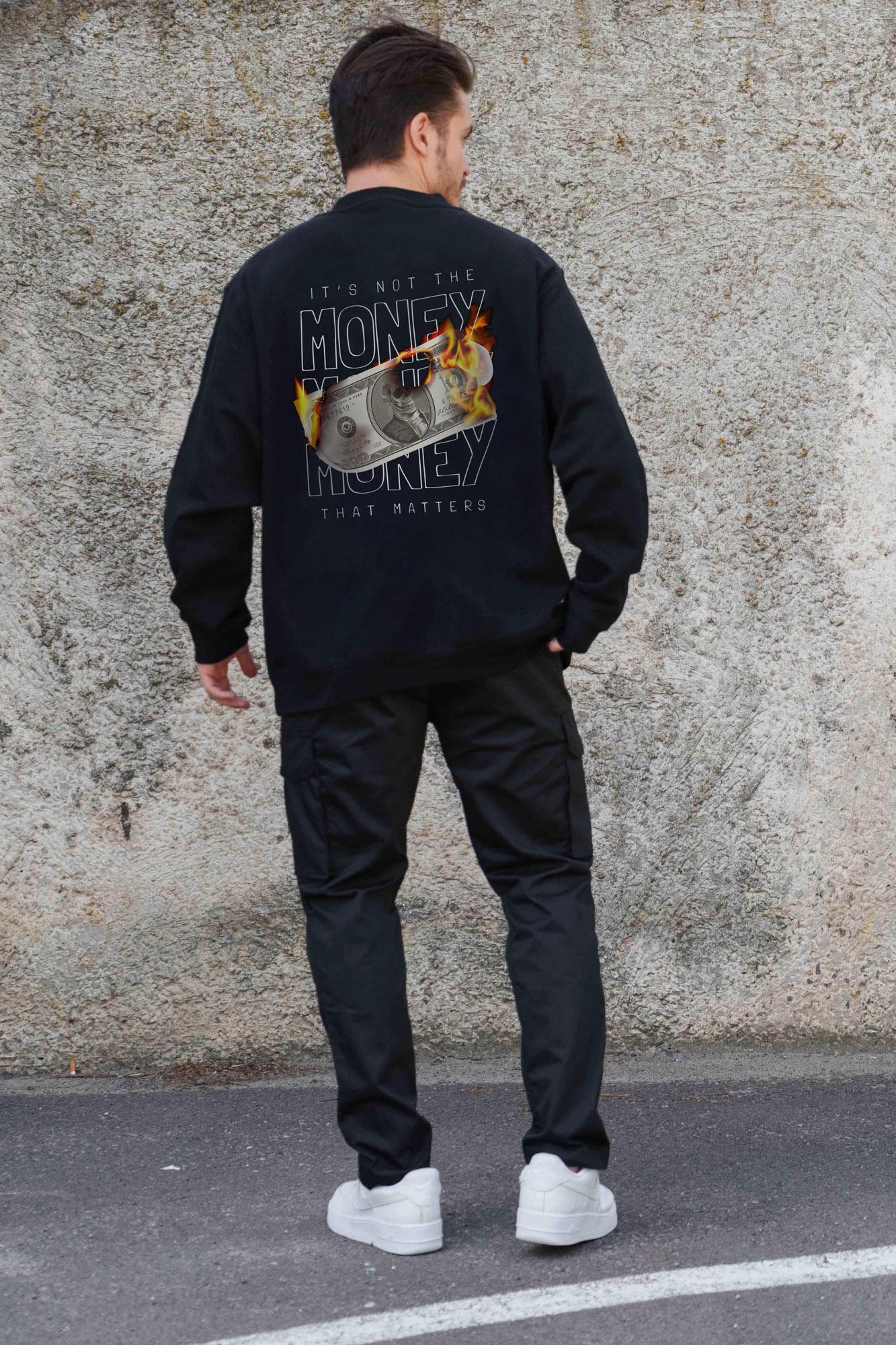 Свитшот оверсайз с принтом Without Fire S/M Black (S/M8055610) - фото 2 Свитшот оверсайз с принтом Without Fire S/M Black (S/M8055610) - фото 2