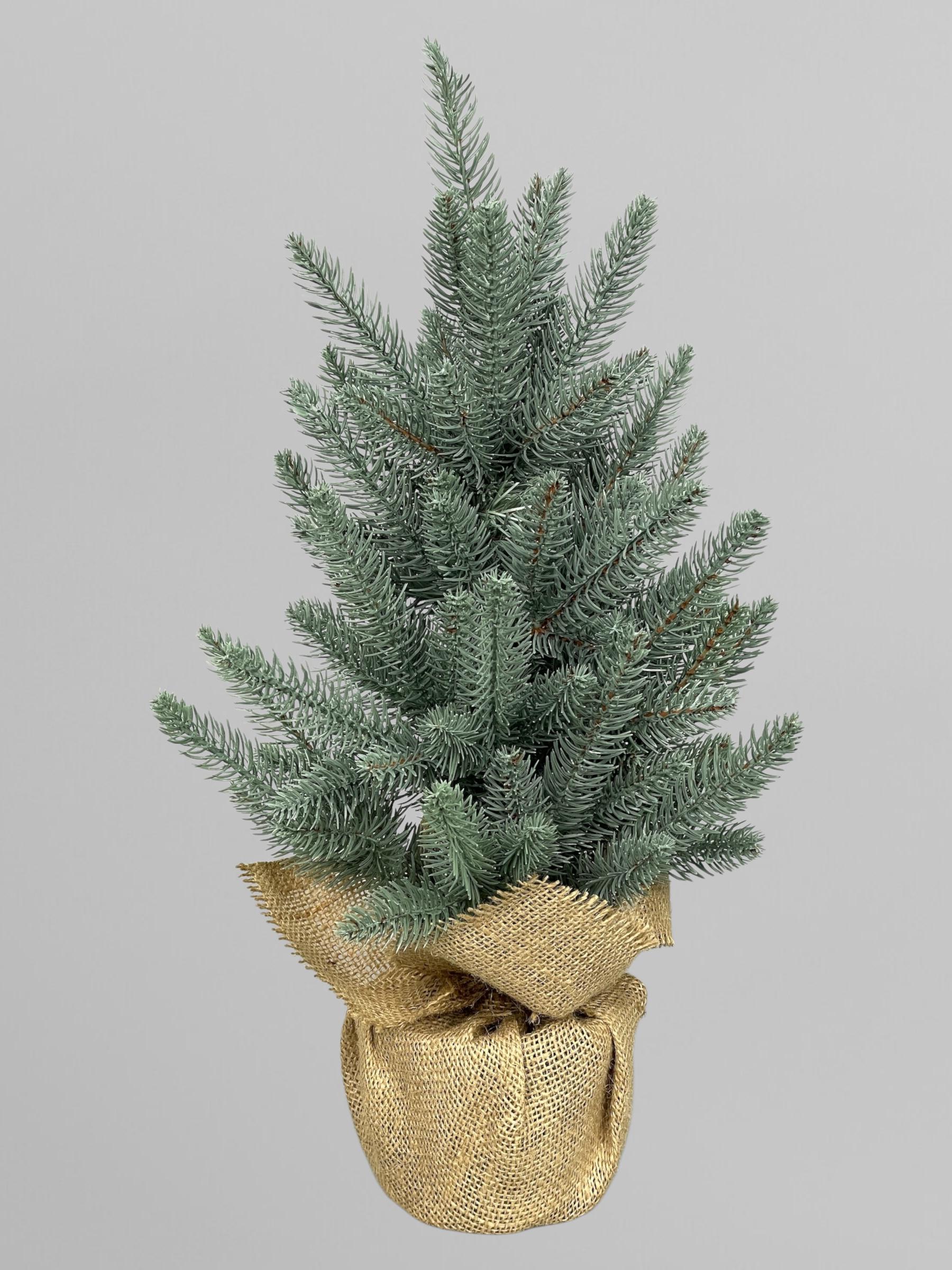 Искусственная елка литая Classic в горшке с мешковиной 50 см Голубой (Н01009) - фото 1 Искусственная елка литая Classic в горшке с мешковиной 50 см Голубой (Н01009) - фото 1