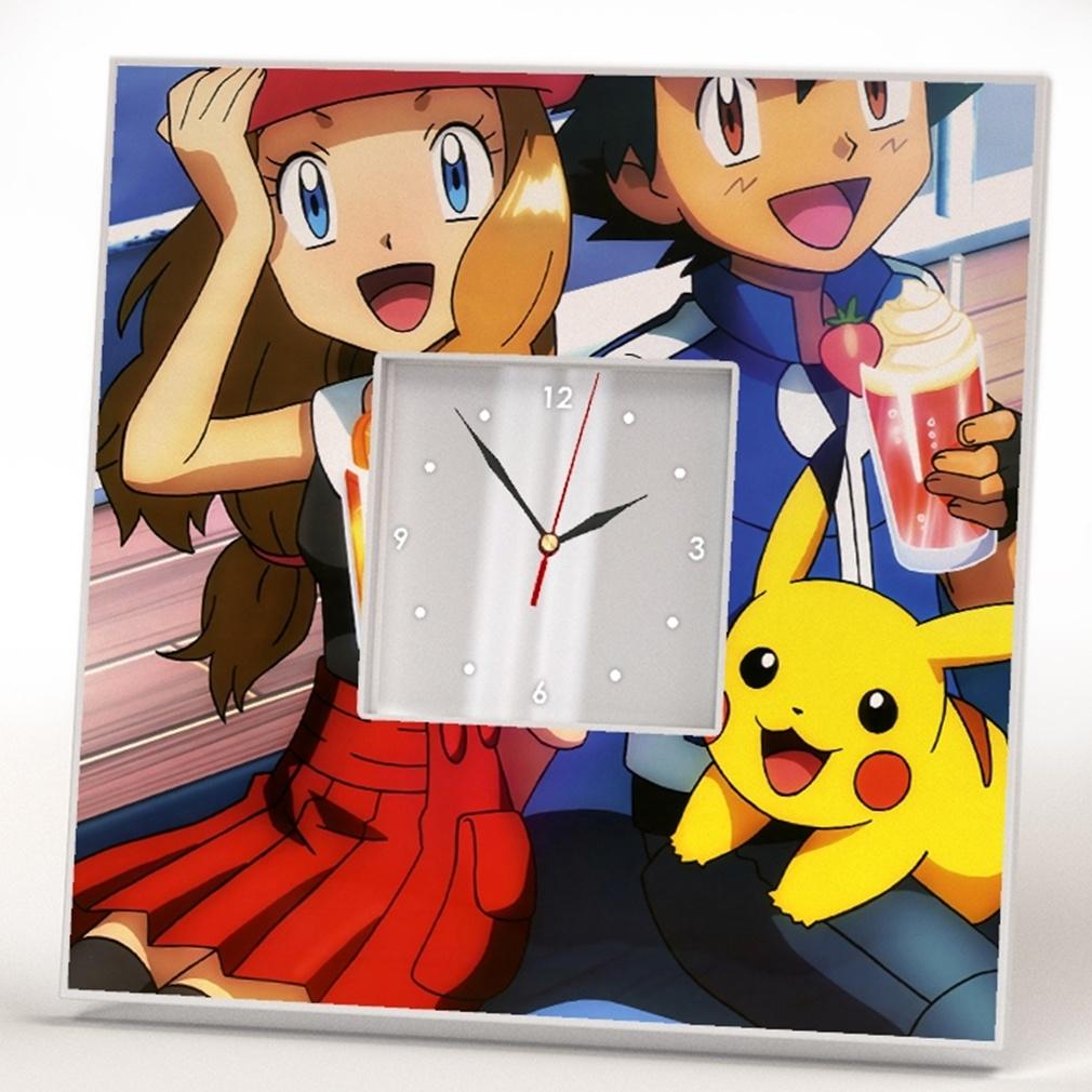 Часы Герои «Pokemon» 260x260 мм (C00842) Часы Герои «Pokemon» 260x260 мм (C00842)