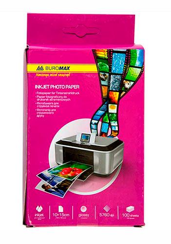 Фотопапір Buromax глянцевий 100х150 мм 230 г/м2 100 аркушів (BM.2230-6100) Фотопапір Buromax глянцевий 100х150 мм 230 г/м2 100 аркушів (BM.2230-6100)
