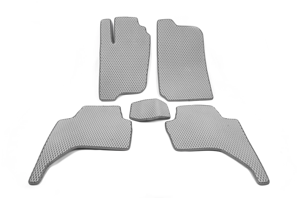 Автоковрики Digital Designs Mitsubishi L200 IV 2006-2015 5 шт. Серый (1399168301)