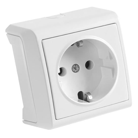 Розетка одинарна з заземленням VIKO Vera Білий (90681008)