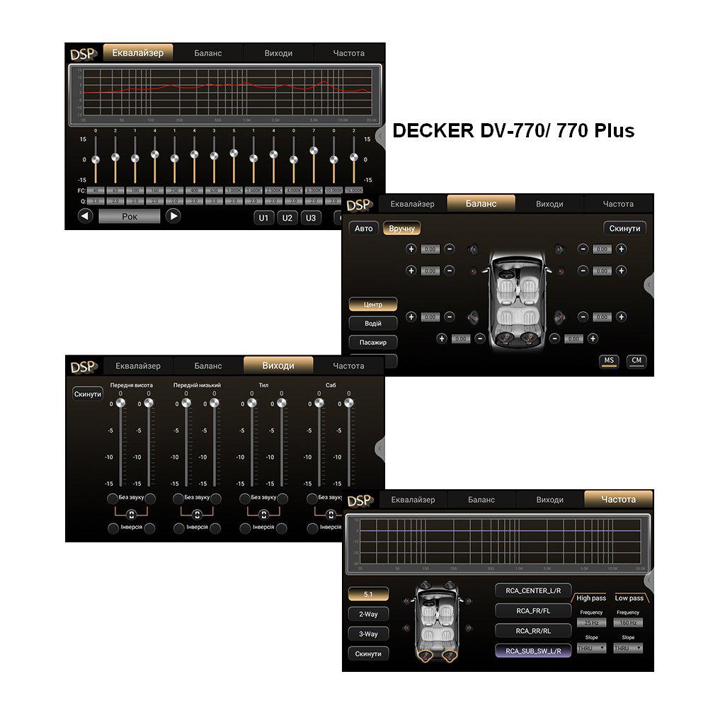 Автомагнітола DECKER DV-770A - фото 4 Автомагнітола DECKER DV-770A - фото 4