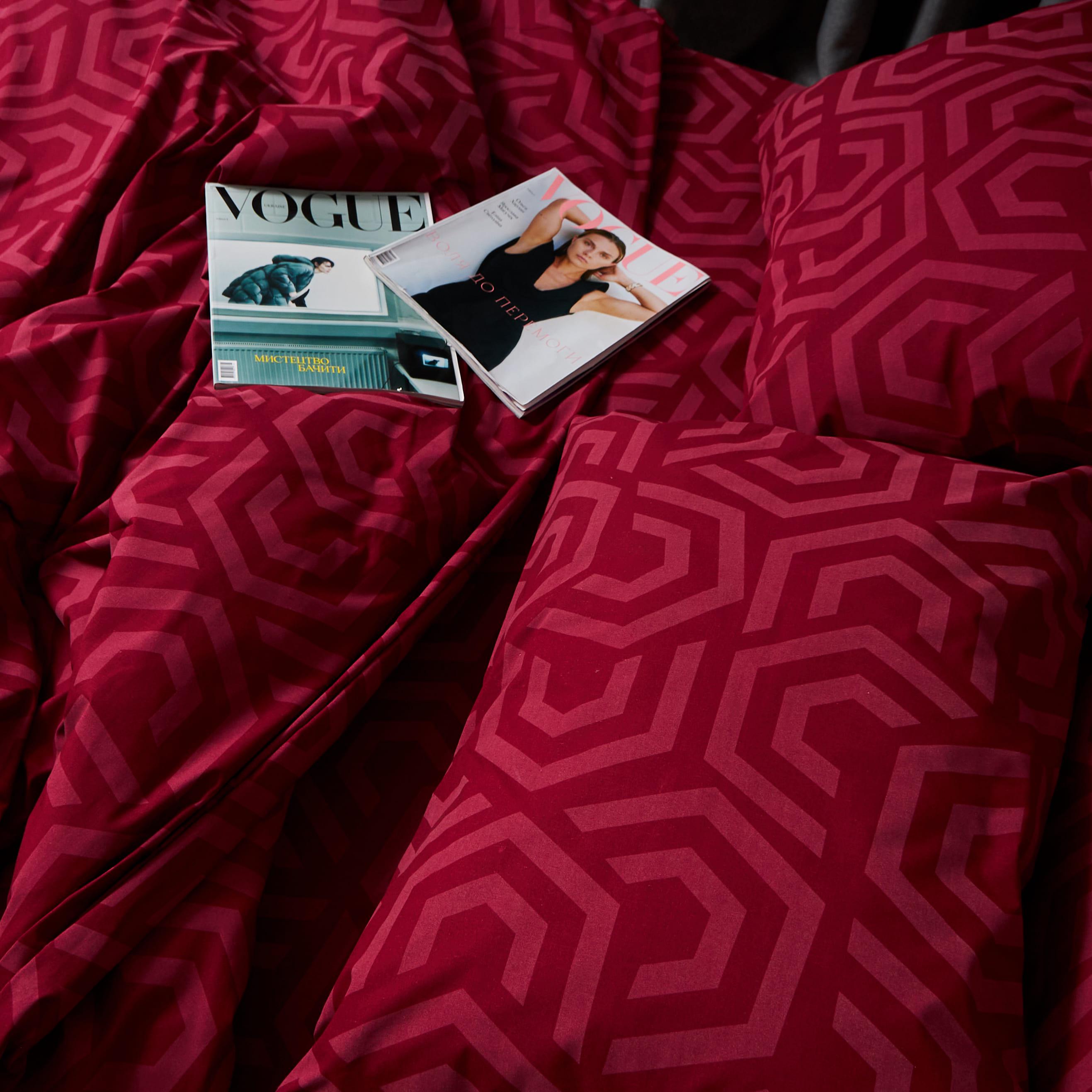 Набор наволочек Moon&Star Бязь Gold Люкс 70х70 см 2 шт. Burgundy Charm (MS-840000809) - фото 5 Набор наволочек Moon&Star Бязь Gold Люкс 70х70 см 2 шт. Burgundy Charm (MS-840000809) - фото 5