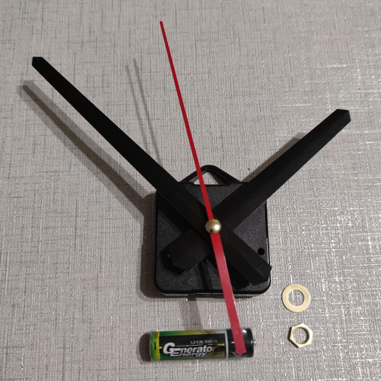 Механізм годинниковий для настінного годинника Чорний (1756503317)