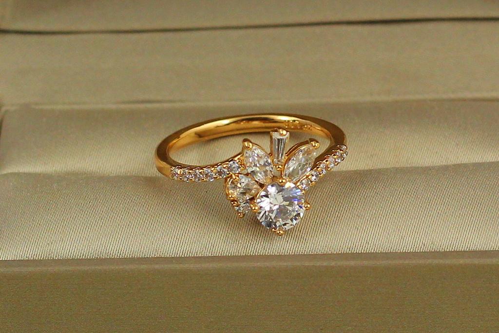 Кольцо Xuping Jewelry Вечность р. 20 Золотистый (27917635)