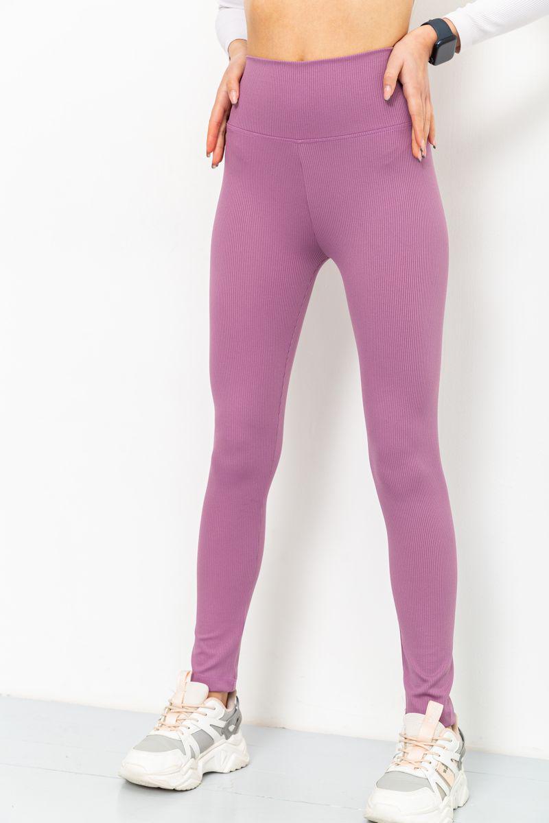 Лосини жіночі в рубчик Ager 205R606 XL Світло-фіолетовий (У1121084c669s6000009) - фото 2