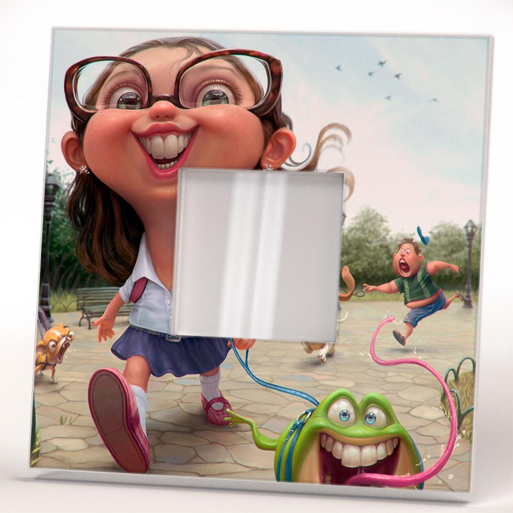 Дзеркало декоративне 3D анімація 260х260 мм (M03608) - фото 2 Дзеркало декоративне 3D анімація 260х260 мм (M03608) - фото 2