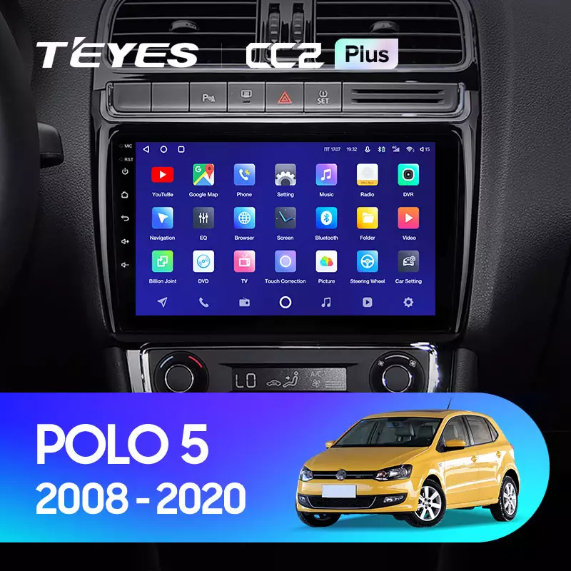 Автомагнітола штатна Teyes CC2 Plus для Volkswagen Polo 5 2008-2020 Android (1681772884) - фото 7