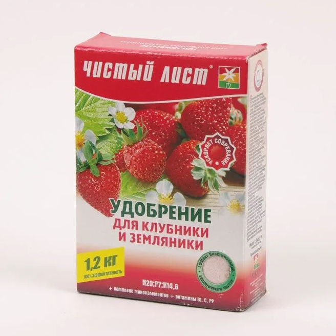 Удобрение для клубники Flora Чистый лист 1,2 кг (1867)
