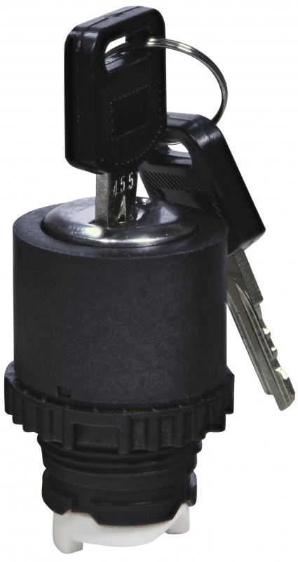 Переключатель ETI NSE-S2К-F45 I-O 22 мм без подсветки 2 положения с ключем Черный (4774088)