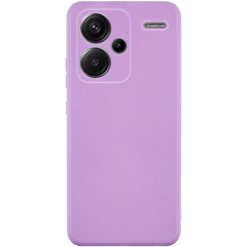 Противоударный Силиконовый чехол Candy Full Camera для Xiaomi Redmi Note 13 Pro+ Сиреневый/Dasheen