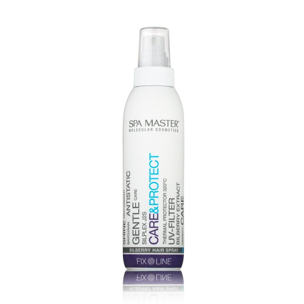 Спрей для волосся термозахисний Spa Master care&Protect Bilberry hair spray SM 124 200 мл