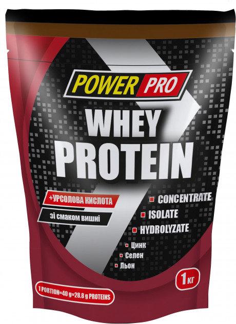 Протеин POWER PRO Whey Protein 1000 g 25 servings Вишня