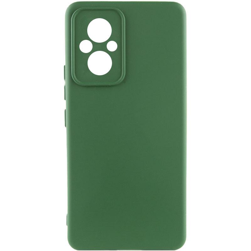 Противоударный Чехол Silicone Cover Lakshmi Full Camera (A) для Xiaomi Poco M5 Зеленый / Dark green - фото 1